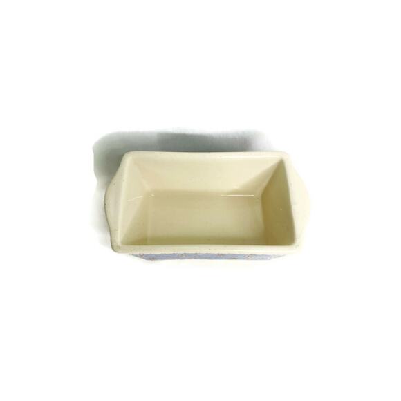 Nantucket 5" Mini Loaf Pan Casserole Dish Candy Cane Holiday Christmas Candy - Picture 2 of 3